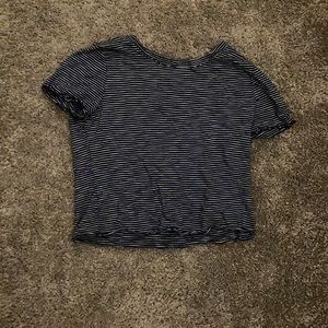 Striped crop top